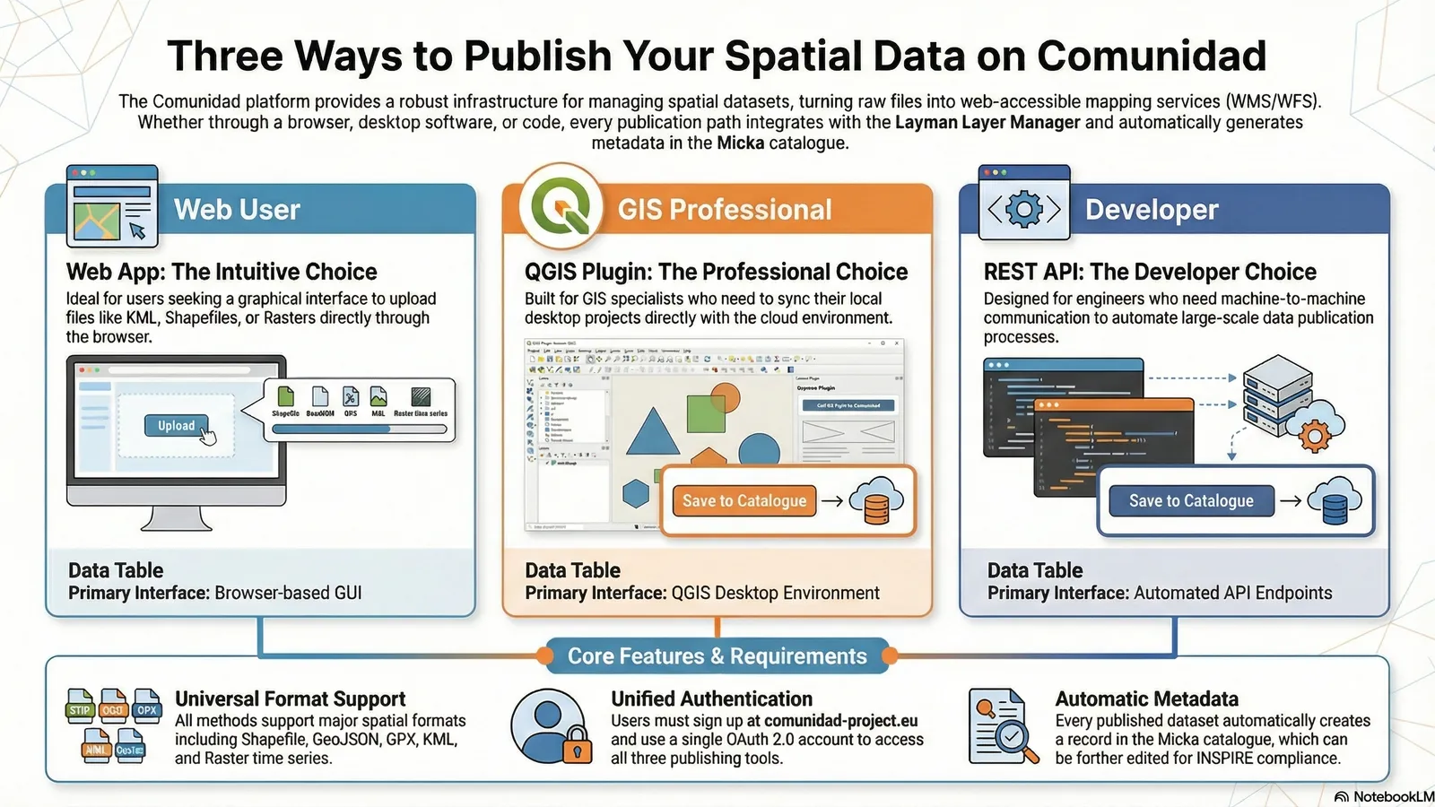 3ways to publish data