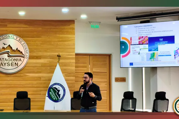 COMUNIDAD Project highlights "Algorithmic Territoriality" at the 2nd Session of the IDE Aysén Table and Regional Geoportal Launch